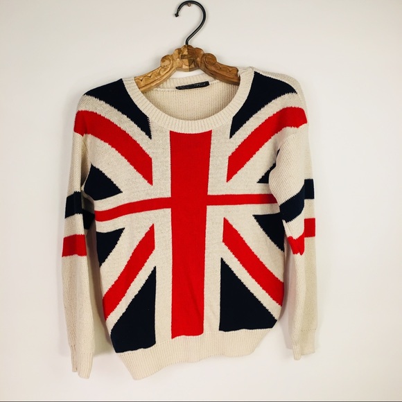 PINK Victoria's Secret Sweaters - Union Jack Vintage Sweater Small Made in UK